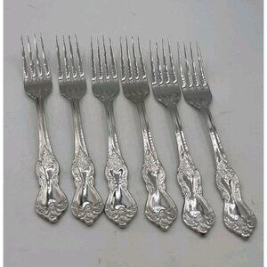 Reed & Barton Marlborough Heritage Mint 18/10 Stainless Steel Dinner Forks Set 6